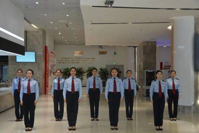 以賽促干！坊子區(qū)政務(wù)服務(wù)大廳舉辦文明服務(wù)禮儀“大比武”